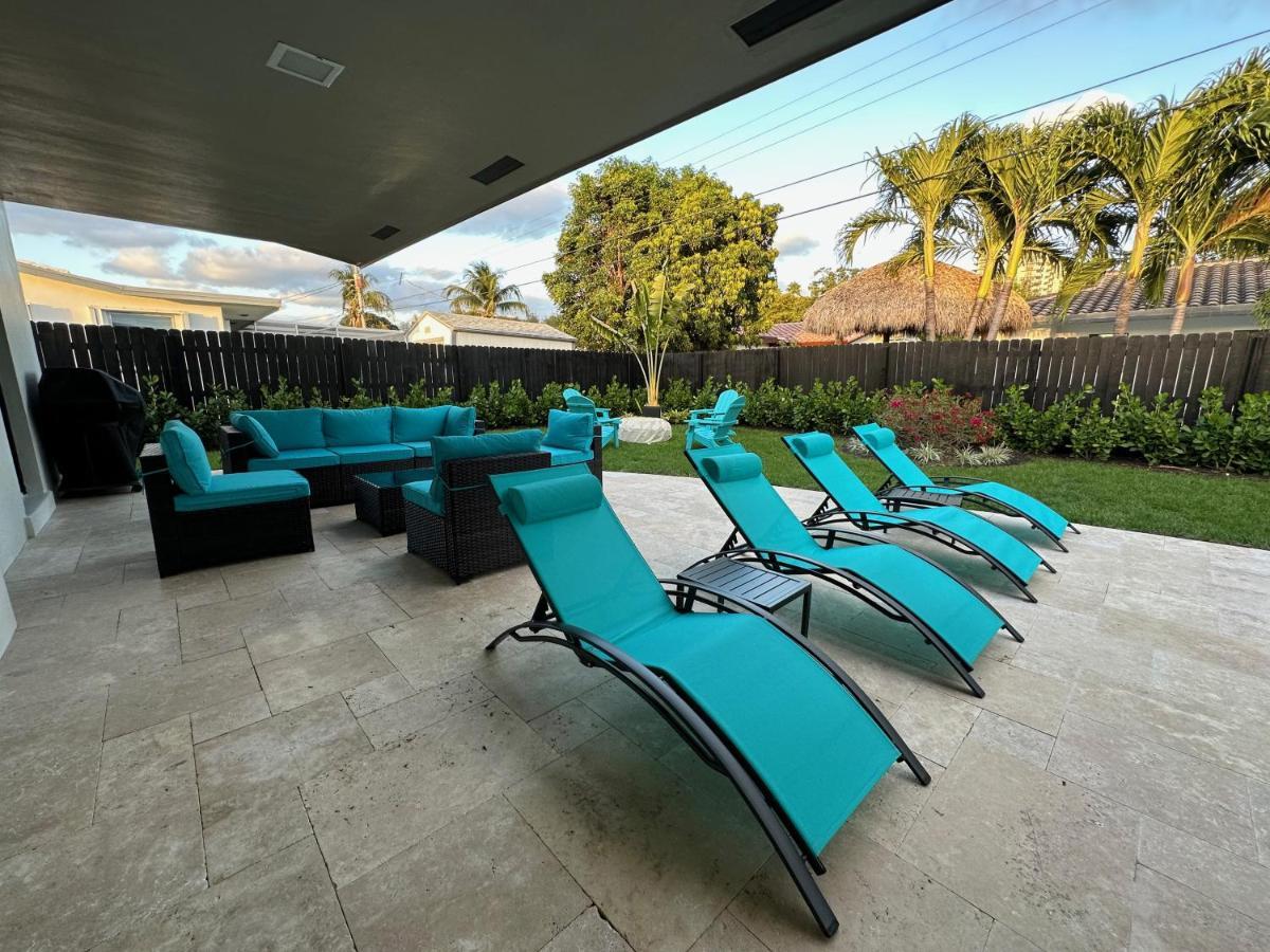 The Sun House - 3 Bed, 2 Bath, Private Pool, Fire Pit, Huge Backyard Villa Fort Lauderdale Exterior foto