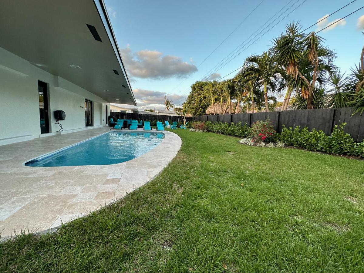 The Sun House - 3 Bed, 2 Bath, Private Pool, Fire Pit, Huge Backyard Villa Fort Lauderdale Exterior foto